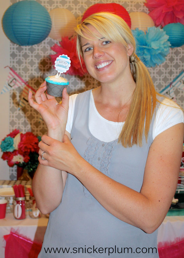 Gender Reveal Party Decor, Snickerplum's Party Blog