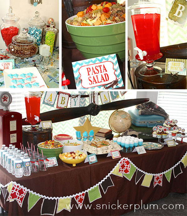 Gender Reveal Party Decor, Snickerplum's Party Blog